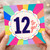 12th Birthday Card, 12 to Go Rainbow Burst Card