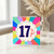 17th Birthday Card, 17 to Go Colourful Party Design