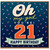 21st Birthday Card, Oh My God You're 21 Happy Birthday Card