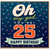 25th Birthday Card, Happy Birthday Card for 25 Year Old, Oh My God You're 25 Card