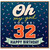 32nd Birthday Card, Oh My God You're 32 Happy Birthday Card