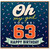 63rd Birthday Card, Oh My God You're 63 Happy Birthday Card