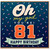 81st Birthday Card, Oh My God You're 81, Happy Birthday Card