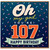 107th Birthday Card, Oh My God You're 107 Happy Birthday Card