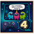 4th Birthday Card, Among Us Crewmates Gaming Birthday Card