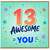 13th Birthday Card, 13 Awesome Years of You Card