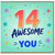14th Birthday Card, Awesome Years of You