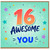 16th Birthday Card, Awesome Years Of You Birthday Card