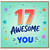 17th Birthday Card, 17 Awesome Years of You