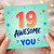19th Birthday Card, Awesome Years of You