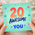 20th Birthday Card, Awesome Years of You