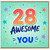 28th Birthday Card, Awesome Years of You Card
