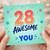 28th Birthday Card, Awesome Years of You Card