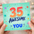 35th Birthday Card, 35 Years of You Awesome Birthday Card