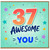 37th Birthday Card, Awesome Years of You