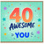 40th Birthday Card, for You