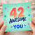 42nd Birthday Card, Awesome Years of You, Colourful Star Design