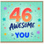 46th Birthday Card, Awesome Years of You Birthday Card