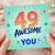 49th Birthday Card, 49 Awesome Years of You Birthday Card