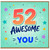 52nd Birthday Card, 52 Awesome Years of You Card