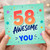 58th Birthday Card, 58 Awesome Years of You