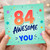 84th Birthday Card, 84 Years of You Awesome Birthday Card