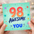 98th Birthday Card, Awesome Years of You, Colourful Star Design