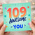 109th Birthday Card, Awesome Years of You