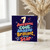 7th Birthday Card, Awesome Cool Amazing Brilliant Total Star Card