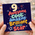 9th Birthday Card, Awesome Cool Amazing Brilliant Total Star