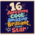 16th Birthday Card, Awesome Cool Amazing Brilliant Total Star Card