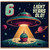 6th Birthday Card, Light Years Old Space UFO and Cupcake Design