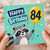 84th Birthday Card, Funny Raccoon Happy Birthday Card