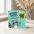 98th Birthday Card, - Cute Raccoon Balloon Happy Birthday Card