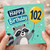 102nd Birthday Card, Cute Raccoon Happy Birthday Card