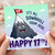 17th Birthday Card, It’s All Downhill From Here Funny Mountain Card