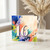 16th Birthday Card, Colourful Abstract Paint Splatter Design