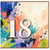 18th Birthday Card, Colourful Watercolour Splash Design