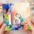 18th Birthday Card, Colourful Watercolour Splash Design