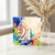 21st Birthday Card, Colourful Abstract Number 21 Card