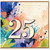 25th Birthday Card, Colourful Abstract Number 25 Card