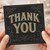 Thank You Card - Elegant Chalkboard Style Typography - Appreciation & Gratitude Greeting Card for Friend, Colleague or Teacher - Premium with Envelope