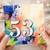 53rd Birthday Card, Bold Colourful Abstract Number 53 Card
