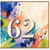 62nd Birthday Card, Colourful Abstract Paint Splatter Design