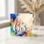 68th Birthday Card, Colourful Abstract Watercolor Number 68 Card