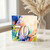 70th Birthday Card, Colourful Abstract Paint Splash Design