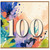 100th Birthday Card, Colourful Abstract Watercolour Design