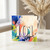 101st Birthday Card, Colourful Abstract Paint Splatter Design
