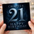 21st Birthday Card, Chapter 21 Happy Birthday Card