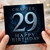 29th Birthday Card, Chapter 29 Happy Birthday Card